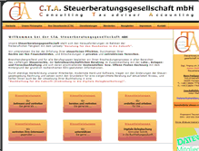 Tablet Screenshot of cta-steuer.com